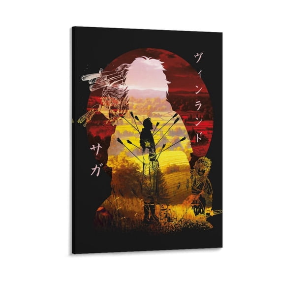 Vinland Saga Art Wall Art Picture Painting Poster Canvas Print Posters Artworks Bedroom Living Room Decor 24x36inch(60x90cm)