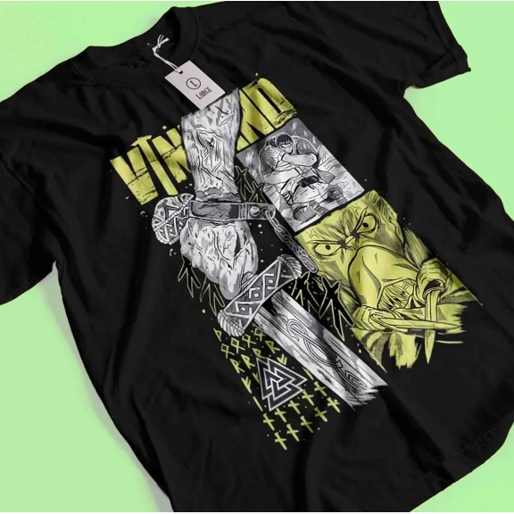 Vinland Saga T-Shirt Thorfinn Shirt Askeladd Tshirt Thorkell Warrior Tee Anime