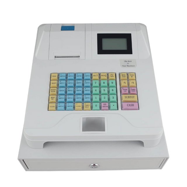Vinmax Electronic Cash Register 48 Keys POS Casher Digital LED Display