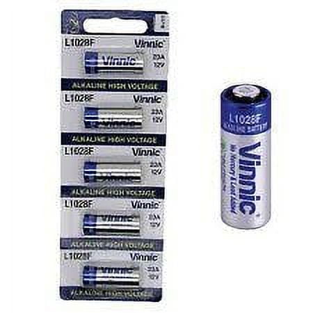 Vinnic 23A 12V Alkaline Battery (5 Pack)