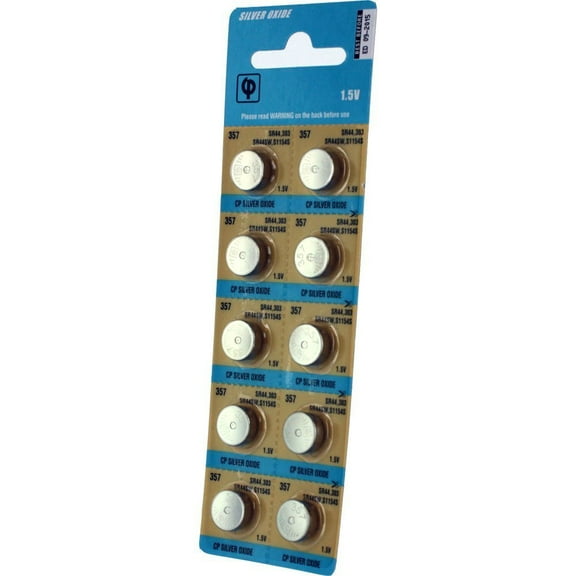 Vinnic 357 303 Silver Oxide Watch Batteries S1154/10pk SR44