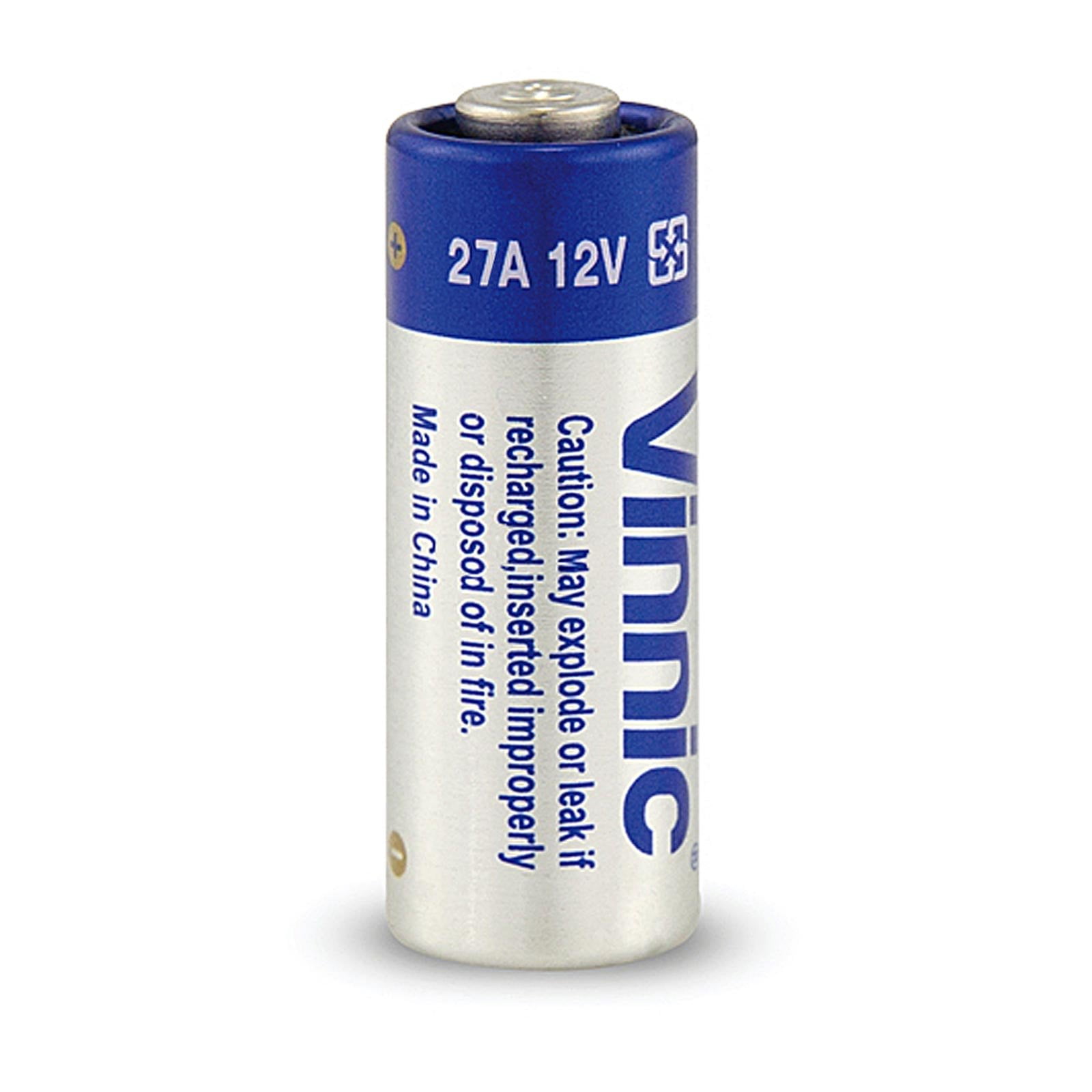 Vinnic A27 Alkaline 12V Battery G27A, MN27, GP27A, AG27, L828 by Vinnic 