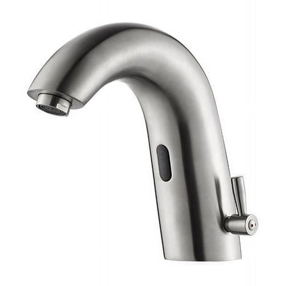 Vinnova 111112-BAF-SNT Jumilla Automatic Sensor Touchless Single-Hole Satin Nickel Bathroom Faucet