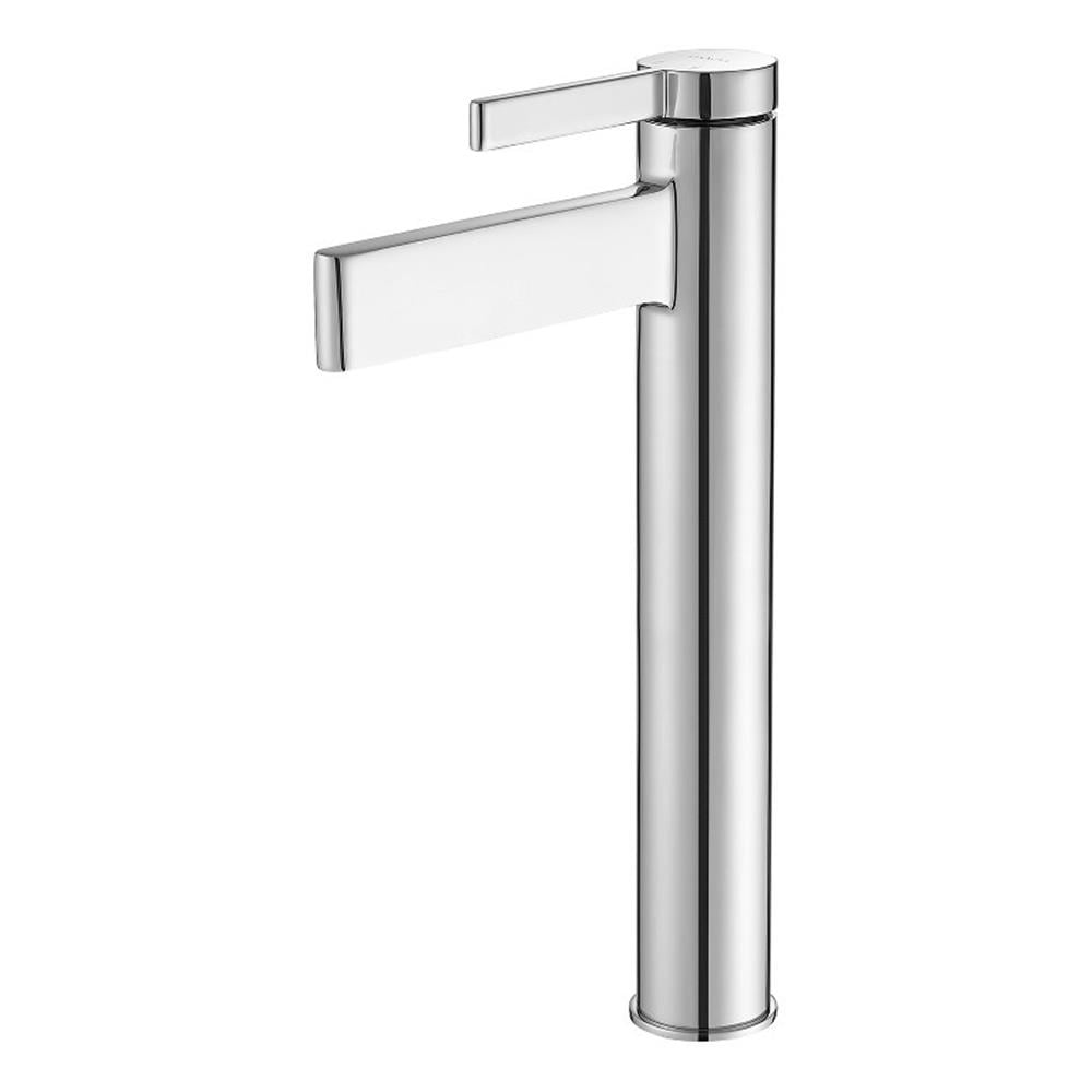 Polished Chrome Single-Handle Bathroom Faucet