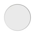 thumbnail image 1 of Vinnova  24 in. Modern & Contemporary Frameless Lighted Round Bathroom Mirror, Silver, 1 of 1