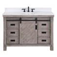 thumbnail image 1 of Vinnova Cortes 48" White Composite Stone Top Singe Vanity in Gray without Mirror, 1 of 11