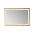 thumbnail image 1 of Vinnova Teruel 36" Rectangle Gold Aluminum Framed LED Wall Mount Bathroom Vanity Mirror, 1 of 9