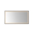 thumbnail image 1 of Vinnova Teruel 60" Rectangle Black Framed LED Wall Mount Bathroom Vanity Mirror, 1 of 8