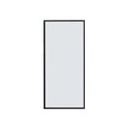 thumbnail image 1 of Vinnova 313034-WR-MB 34 x 74 in. Arcos Framed Fixed Glass Panel, Matte Black, 1 of 9
