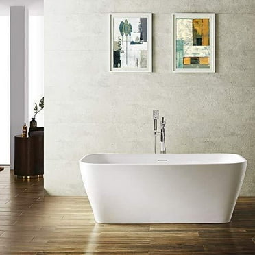 Vinnova Design Augustine 59" x 31.5" Soaking Bathtub