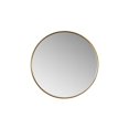 thumbnail image 1 of Vinnova Design Cascante 28 in. W x 28 in. H Round Metal Wall Mirror in Brushed Gold, 1 of 8