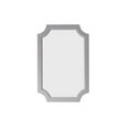 thumbnail image 1 of Vinnova 711024-MIR-PG 24 in. Grossetto Irregular Farmhouse Bathroom & Vanity Framed Wall Mounted Mirror, Paris Grey, 1 of 5