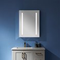 thumbnail image 1 of Vinnova Rieti 24" Rectangle Frameless LED Lighted Medicine Cabinet Wall Mounted Bathroom Mirror with Storage, 1 of 10