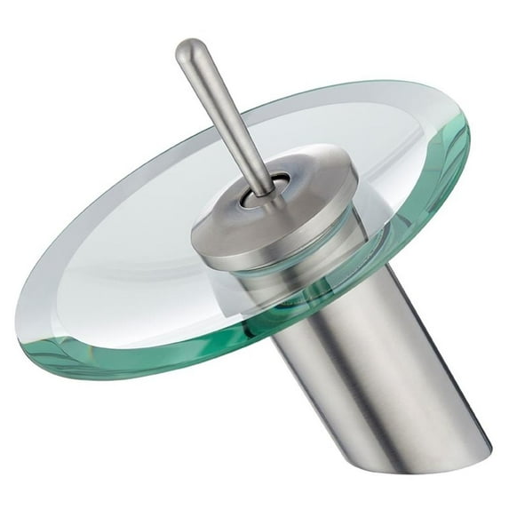 Vinnova Torino Falls Single Hole Bathroom Faucet in Satin Nickel