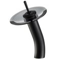 thumbnail image 1 of Vinnova Torino Waterfall Single Hole Bathroom Faucet in Matte Black, 1 of 5