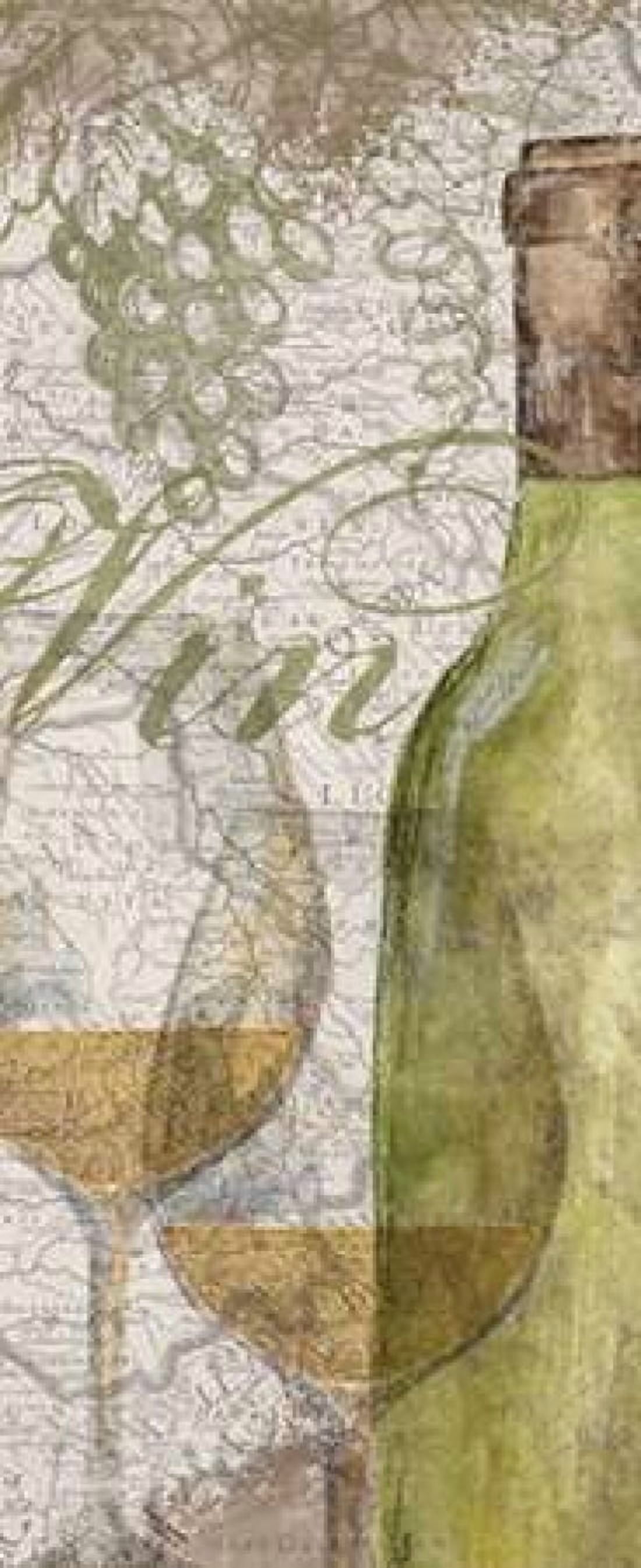Vino and Vin Panel II Canvas Art - Tara Reed (24 x 48)