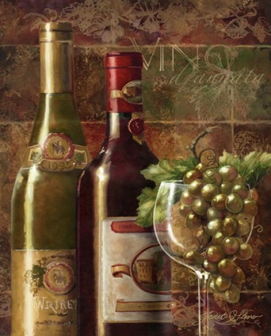 Vino dAnnata Canvas Art - Janet Stever (17 x 21)