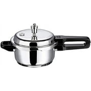 Vinod Pressure Cooker Stainless Steel   Outer Lid - 3 Liter   Induction Base Cooker   Indian Pressure Cooker   Sandwich Bottom   Best Used For Indian Cooking, Soups, and Rice Recipes, Quinoa