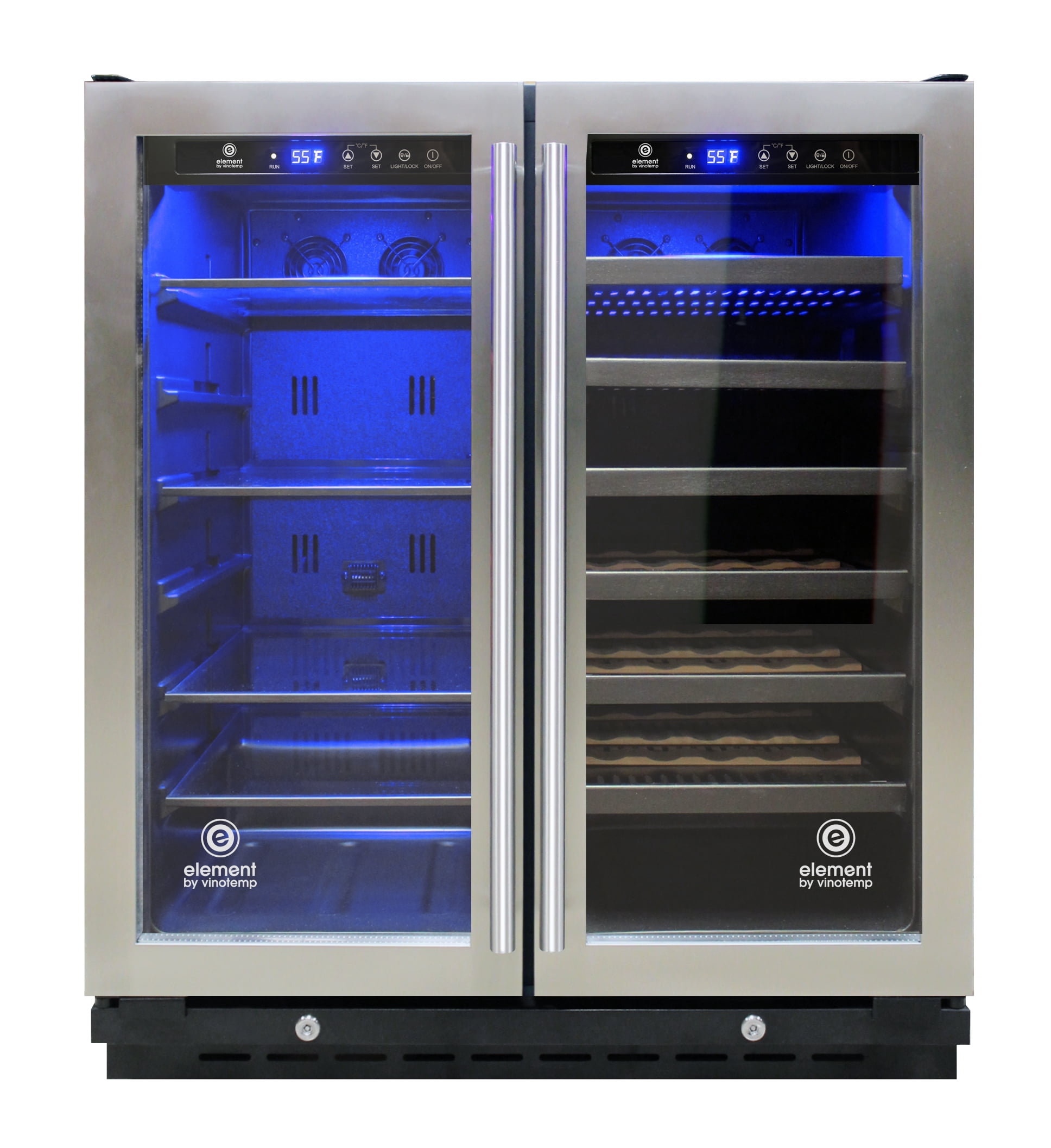 Vinotemp 30-Inch Black Wine & Beverage Cooler