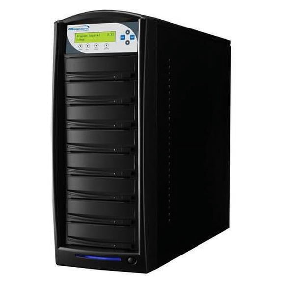 Vinpower Digital Shark-S7T-BK SharkCopier 7 Target DVD CD Duplicator Tower Black Color with 320GB Hard Drive