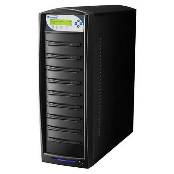 Vinpower Digital Shark-S8T-BK SharkCopier 8 Target DVD CD Duplicator Tower Black Color with 320GB Hard Drive
