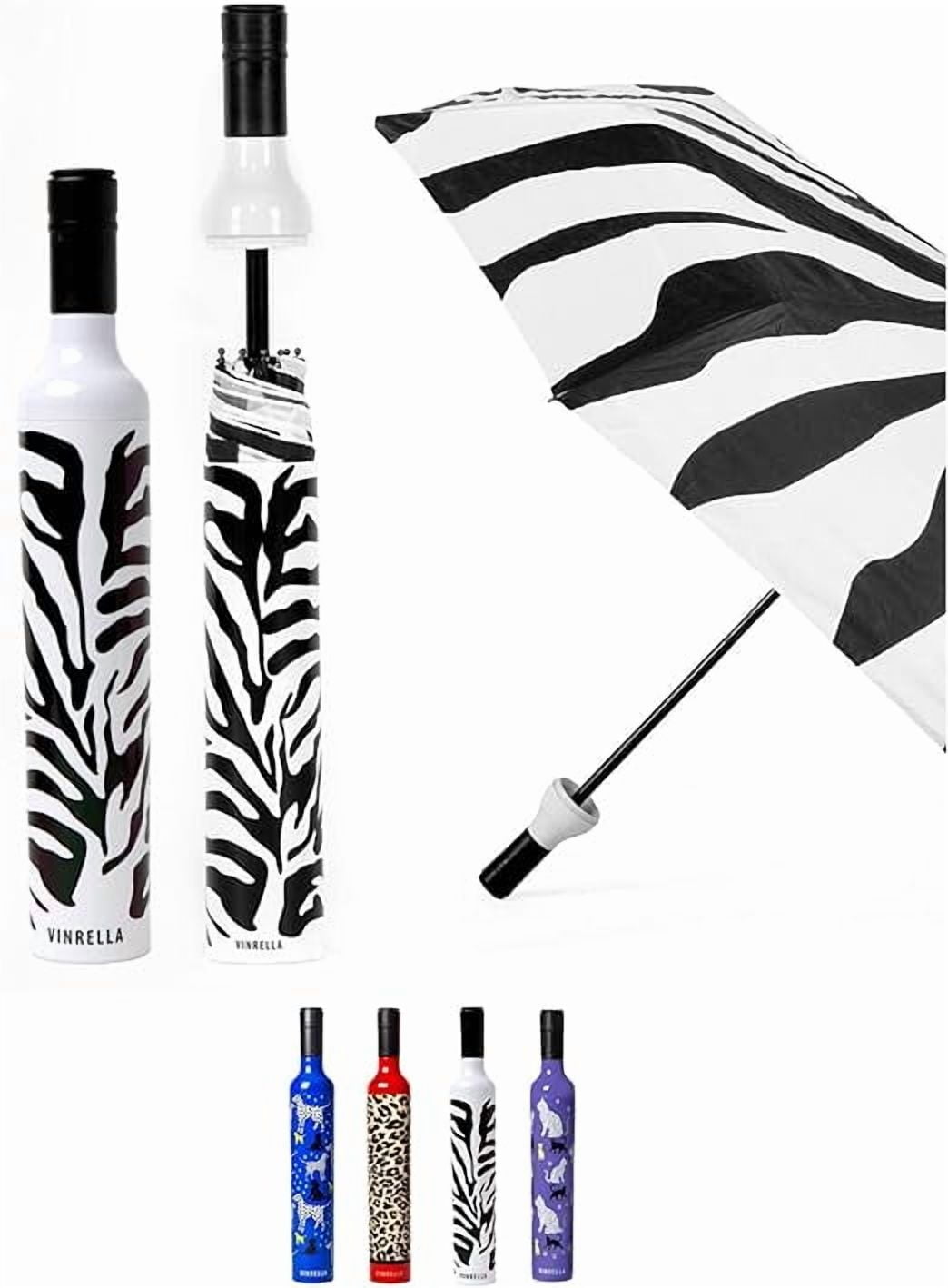 Vinrella 131-A Wine Bottle Umbrella Zebra