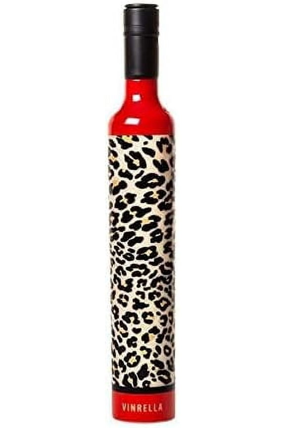 151-C Wine Bottle Umbrella Leopard
