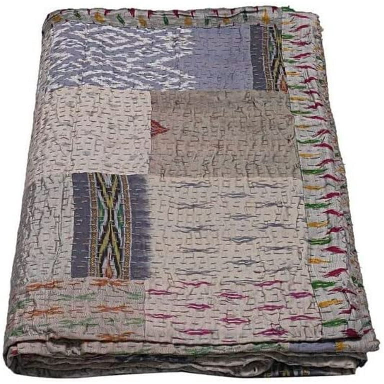 Indian hand stitched quilts top