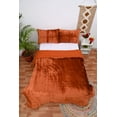 thumbnail image 1 of Vinsan International Ultra-Luxe Velvet Duvet Cover, Boho Bedding UO Comforter Donna Cover, 3 Pcs Set Rust Color Duvet Set, Velvet Bedding Set Queen Size, 1 of 8
