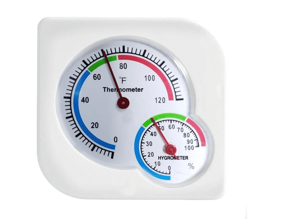 Vinsco Hermit Crab Thermometer & Hygrometer for Terrariums and Reptile