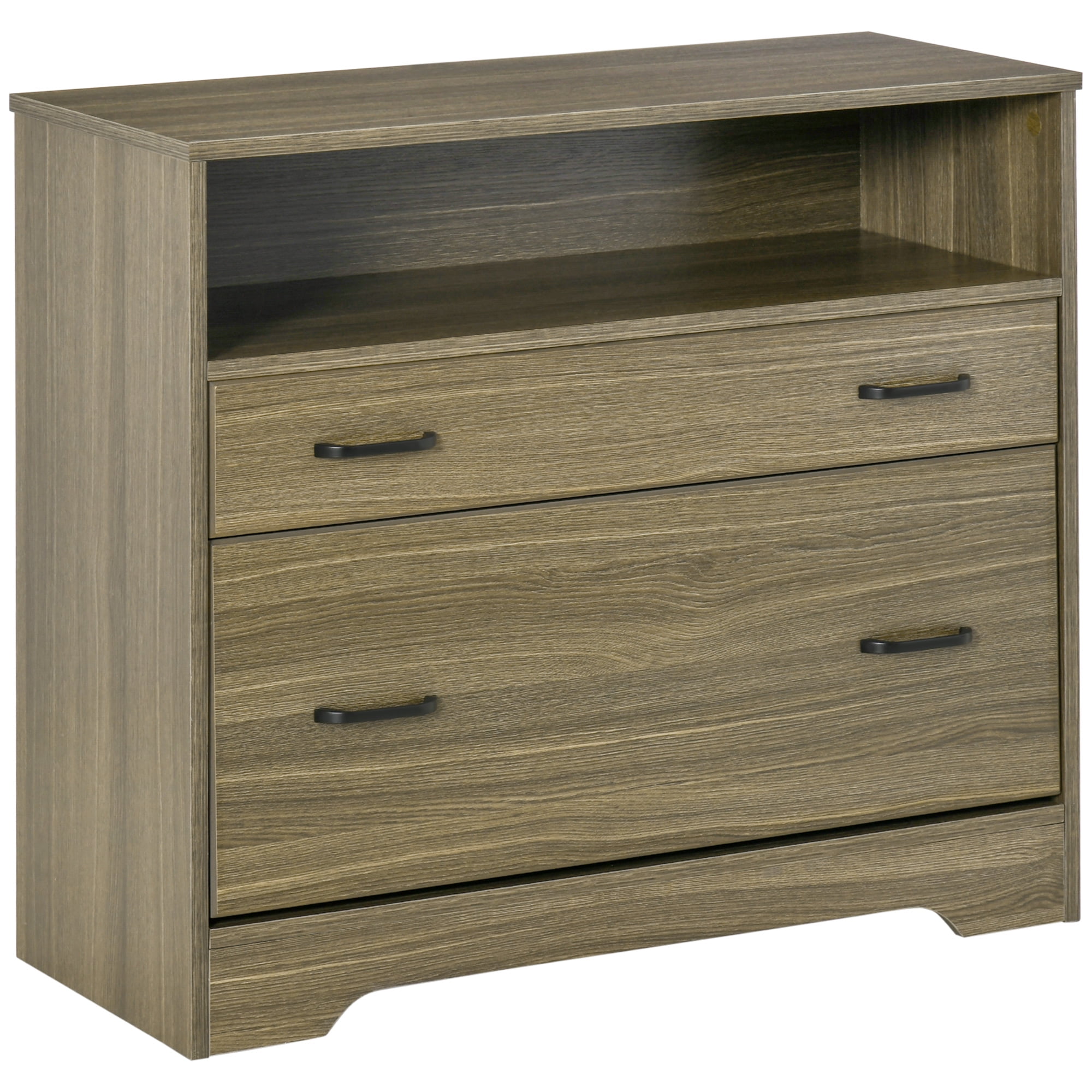 Vinsetto Lateral File with Shelf, 2 Drawer Filing for