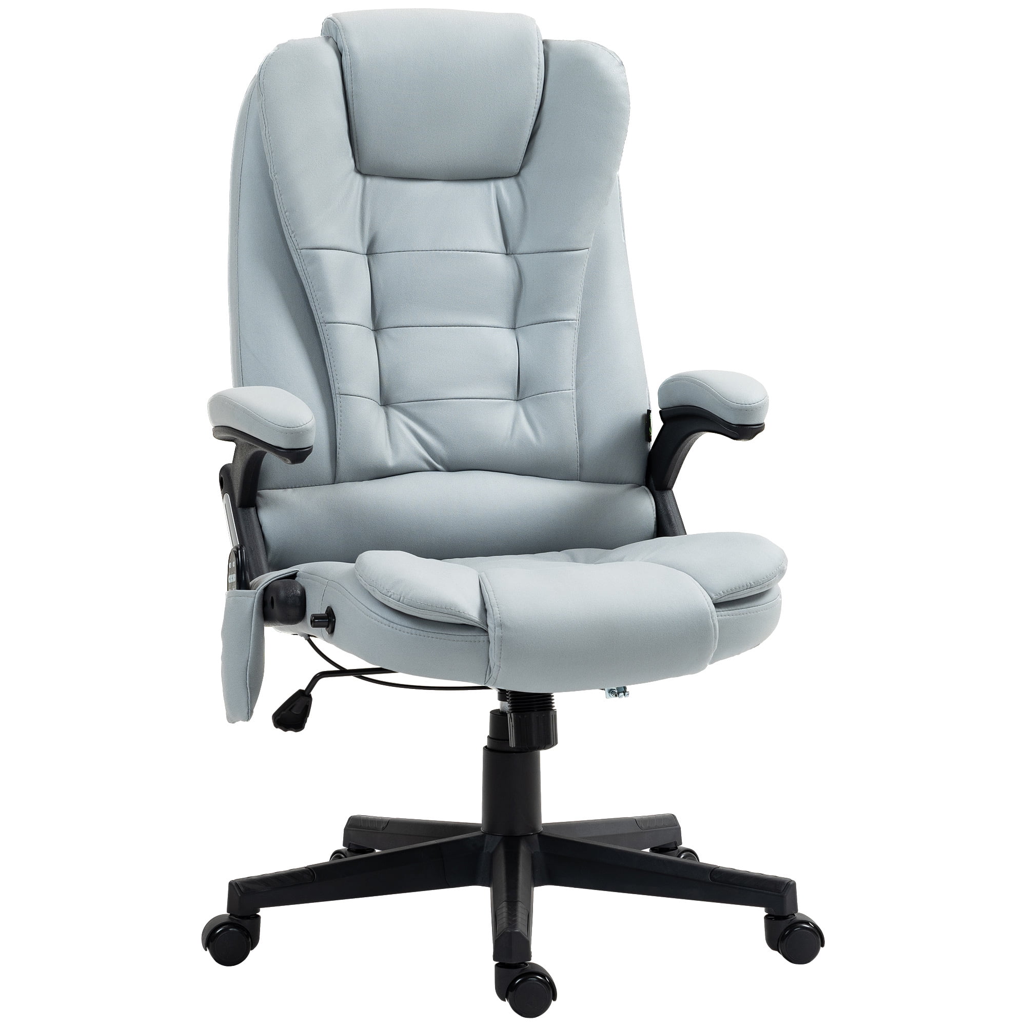 Vinsetto Point Vibrating Massage Office Chair with Lumbar Heat