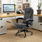 Vinsetto 7-Point Vibrating Massage Office Chair with High Back Gray