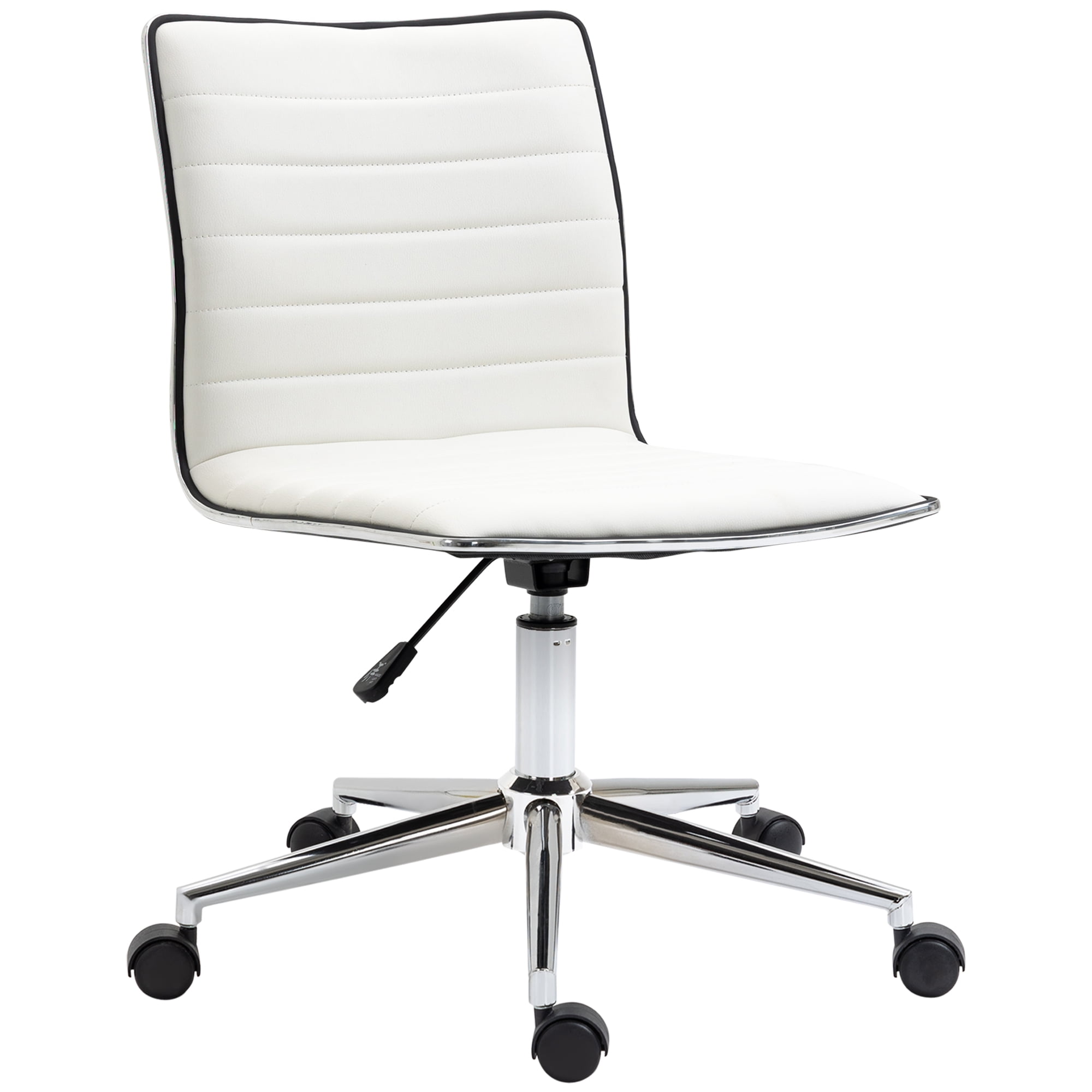 Vinsetto Adjustable Office Chair Armless Swivel Computer Desk Chair