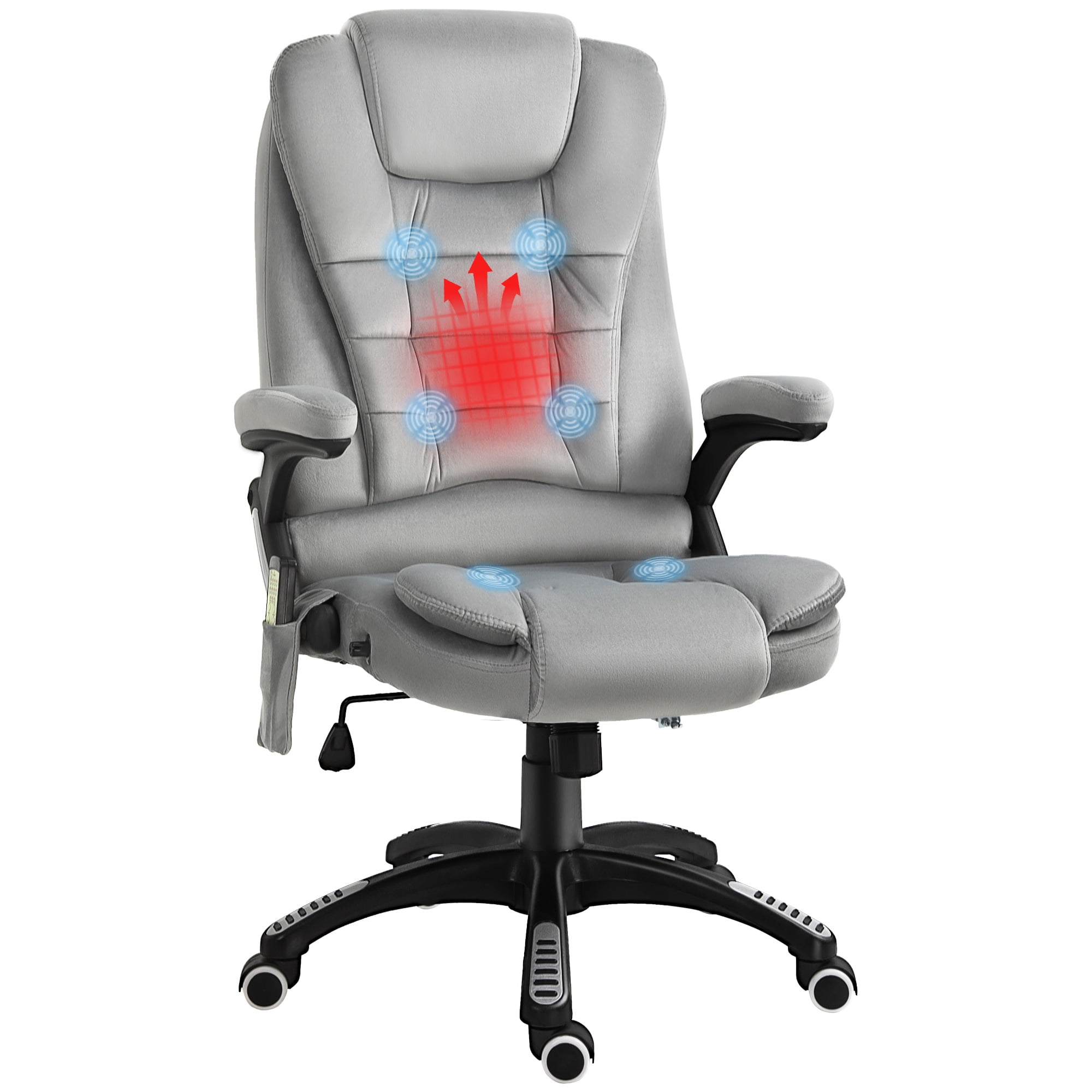 Vinsetto ergonomic massage office chair high back executive chair with lumbar support armrest deals