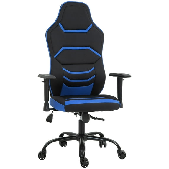 Gamer Style Computer Lounger Task Seat Tilt, Adjustable with Wheels