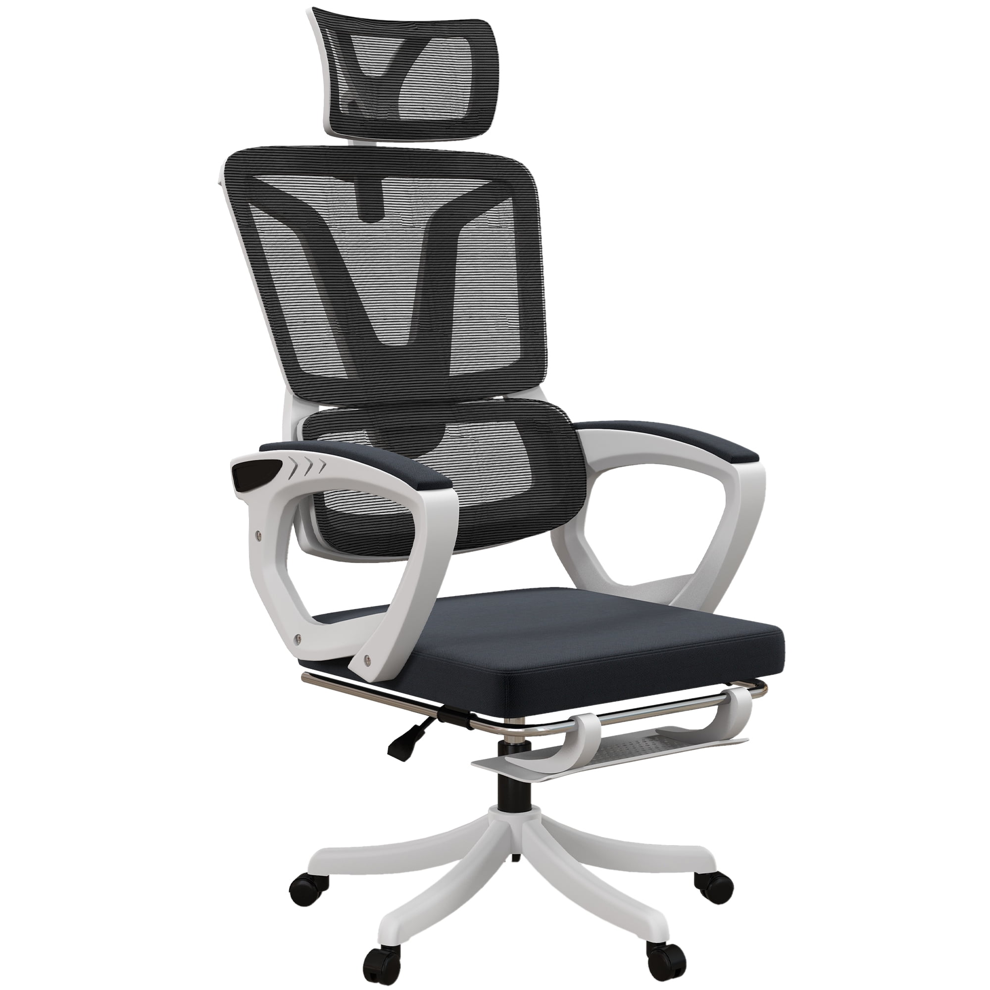 Vinsetto Home Office Chair with Adjustable Headrest, Lumbar Support