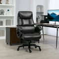 thumbnail image 1 of Vinsetto PU Leather Office Chair for Desk, Big and Tall, 400lb., Black, 1 of 10