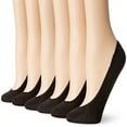 thumbnail image 1 of Vinsonshop 6 Pairs Womens Socks No Show Cotton Socks for Women Low Socks for Women Womens Socks Low Cut Socks for Flats No Show Non Slip Flat Socks for Women Ultra Low No Show Socks Womens Black, 1 of 2