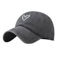 thumbnail image 1 of Vinsonshop Baseball Hat Workout Hat Trucker Hats Women Outdoor Hat Hiking Hat Gym Hat Running Hat Baseball Cap Womens Sun Hat Sun Protection Hat Caps for Women Fishing Hat Casual Hats for Women Gray, 1 of 2