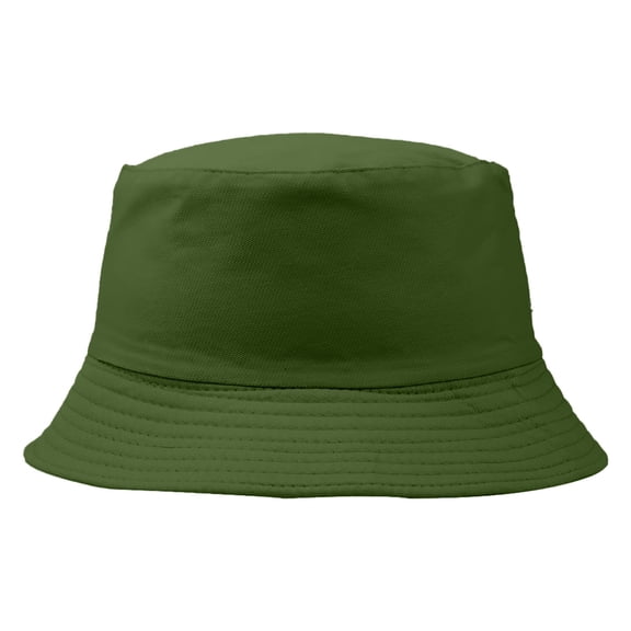 Vinsonshop Bucket Hats Fot Men Women Packable Foldable Sun Hats for Women Beach Travel Cap Army Green