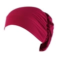 thumbnail image 1 of Vinsonshop Cotton Chemo Turban Headwear, Soft Cancer Headwear Elastic Cancer Cap for Women with Hair Loss E, 1 of 4
