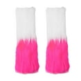 thumbnail image 1 of Vinsonshop Fuzzy Leg Warmers Boot Cuffs Leg Warmers for Women Winter Fluffy Leg Warmers Y2k 80s Accessories for Women Fluffy Leg Warmers Party Outfits for Women White One Size, 1 of 3