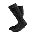 thumbnail image 1 of Vinsonshop Knee High Socks for Women Sweater Socks Breathable Socks Women Long Socks for Women Knitted Socks Soft Socks Knee High Stockings for Women Black One Size, 1 of 4