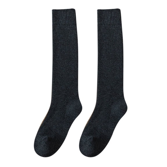 Vinsonshop Knee High Socks Women Sweater Socks for Women Winter Socks for Women Breathable Socks Women Knee High Stockings for Women Long Socks for Women Thermal Socks C One Size