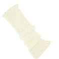 thumbnail image 1 of Vinsonshop Knit Leg Warmers Leg Warmer Socks Leg Warmers for Women Winter 80s Leg Warmers Knit Stockings Leg Warmers Y2k Long Socks for Boots White One Size, 1 of 2