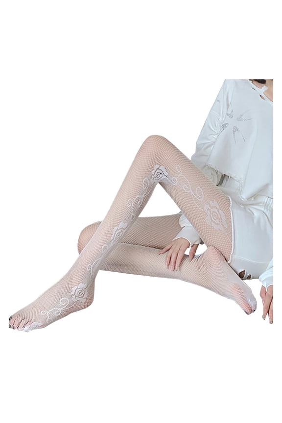 Pantyhose Socks Panty Hose Socks for Women Nylon Stockings Womens Stockings Pantyhose Nylon Tights Sheer Nylons for Women's Tights White One Size