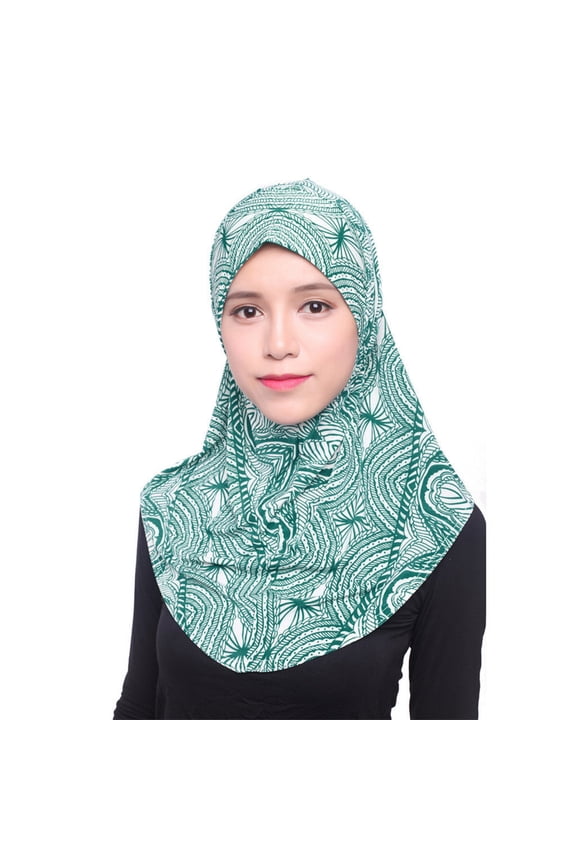 Plain Ready to Wear Hijab for Women, Muslim Instant Turbans, Soft Jersey Scarf, Islamic Clothes, Long Hijabs Sky Blue