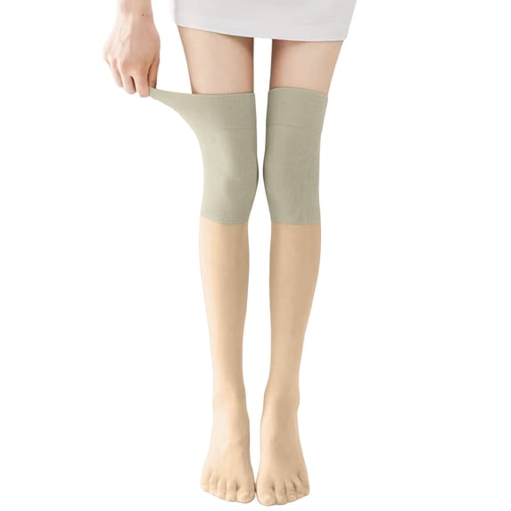 Vinsonshop Sheer Over the Knee Socks for Women Thin Thigh High Stockings Mint Green One Size