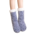 thumbnail image 1 of Vinsonshop Slipper Socks for Women Fuzzy Socks for Women Sleeping Socks Winter Socks for Women Cute Socks Fuzzy Slipper Socks Comfortable Socks for Women Blue One Size, 1 of 4